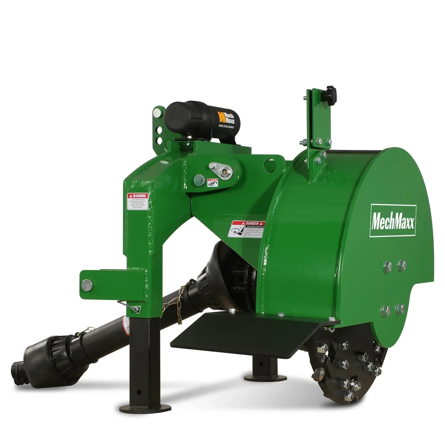 3-Point Hitch PTO Stump Grinder with 34 Carbide Teeth (PTO Shaft Included with Clutch), for 15-45HP Tractor, SG24