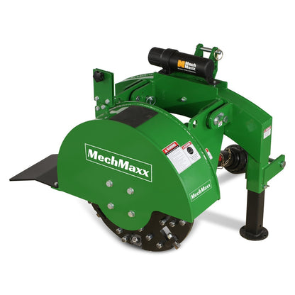 3-Point PTO Stump Grinder with 34 Carbide Teeth (PTO Shaft Included with Slip Clutch), for 15-45HP Tractor, SG24
