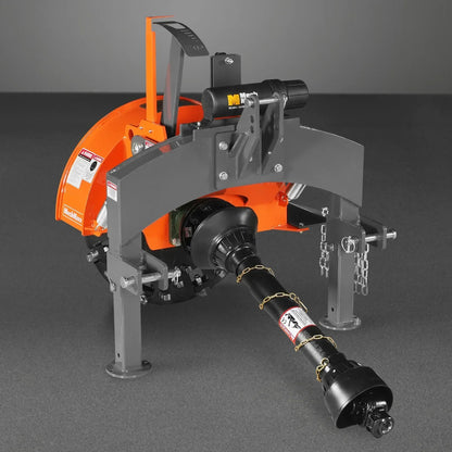 3-Point PTO Stump Grinder with 34 Carbide Teeth (PTO Shaft Included with Slip Clutch),  for 15-45HP Tractor,  SG24PRO